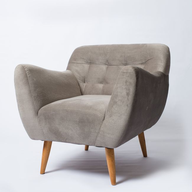 Classic Linen Accent Chair