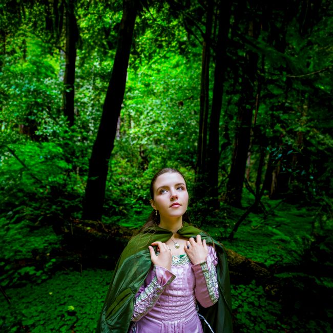 Modern Dress - Forest Green