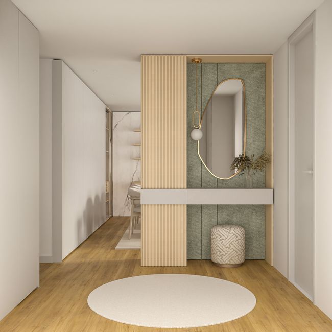 Classic Cotton Wall Mirror