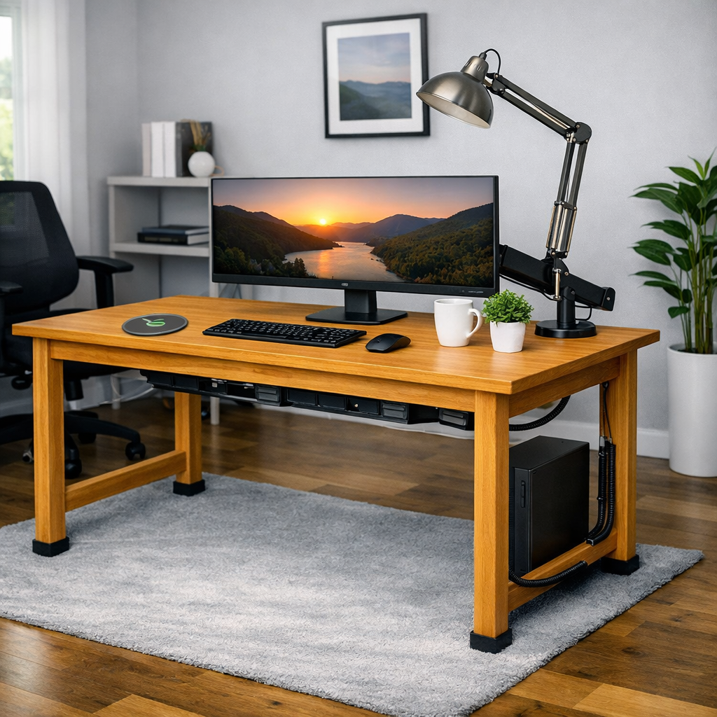 Under-Desk Cable Tray