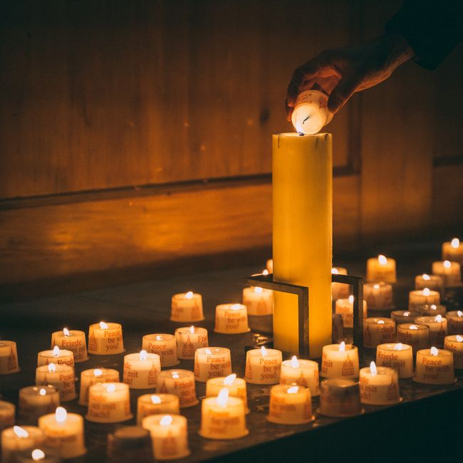 Pleated Candle