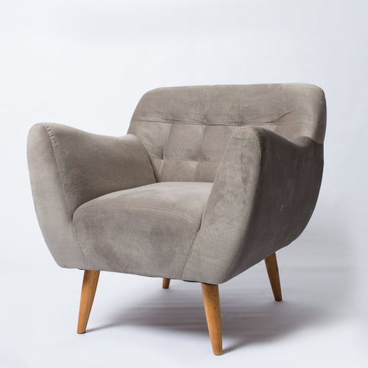 Minimal Oak Accent Chair