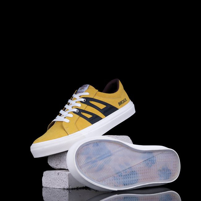 Modern Trainers - Mustard