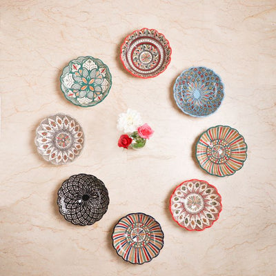 Boho Velvet Serving Bowl