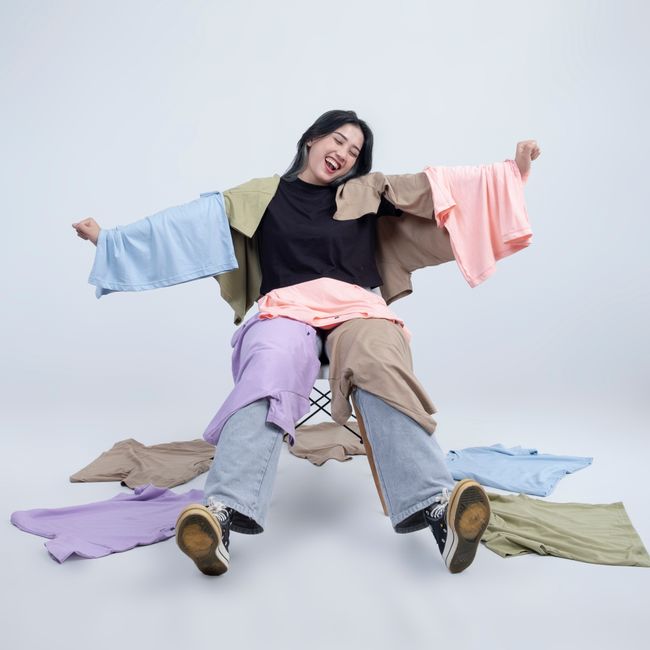 Hand-Dyed Rattan Tee