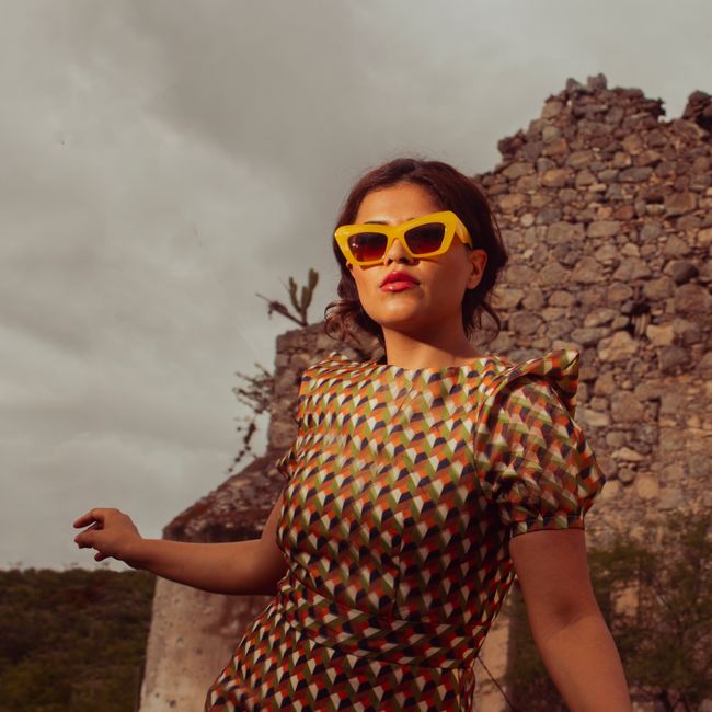 Everyday Wool Dress - Mustard