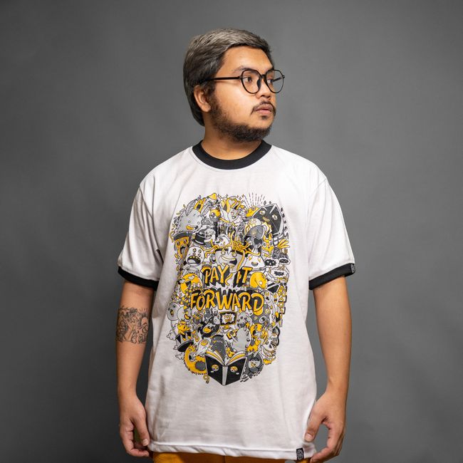 Coastal Velvet Tee - Mustard