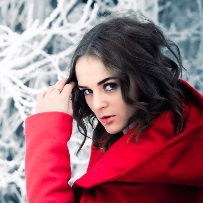 Quilted Cardigan - Red