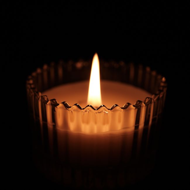 Woven Velvet Candle