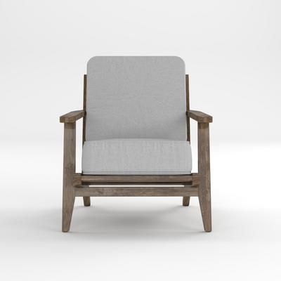 Hand-Dyed Wool Accent Chair