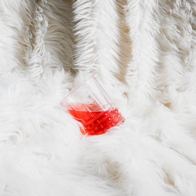 Woven Duvet Cover - Red