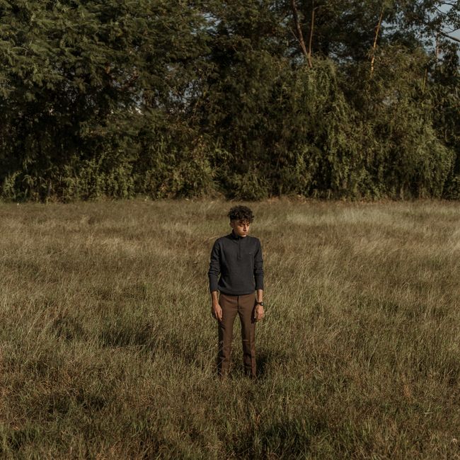 Pleated Cardigan