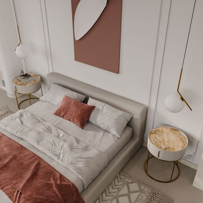 Tailored Duvet Cover - Terracotta