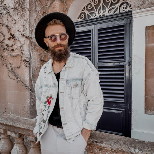 Woven Wool Denim Jacket