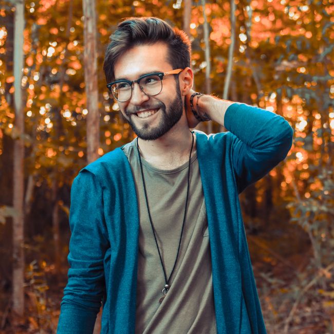 Hand-Dyed Cardigan