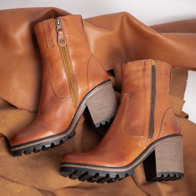 Boho Ankle Boots - Terracotta