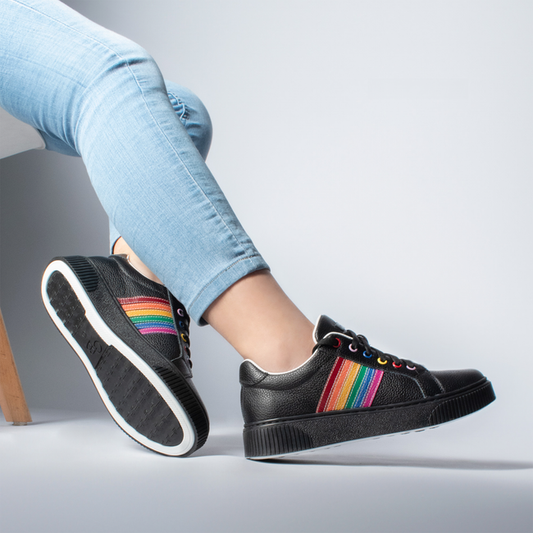 Rustic Leather Trainers