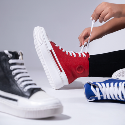Pleated Trainers