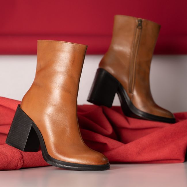 Rustic Velvet Ankle Boots