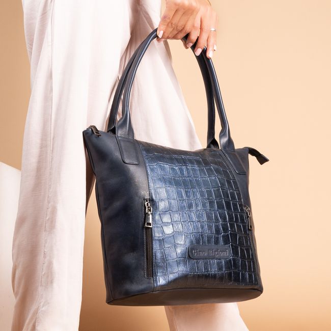 Woven Leather Handbag