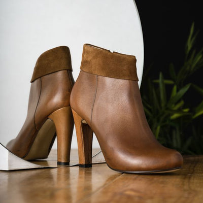 Boho Wool Ankle Boots