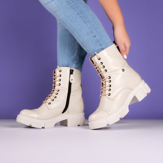 Pleated Ankle Boots