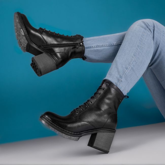 Hand-Dyed Ankle Boots