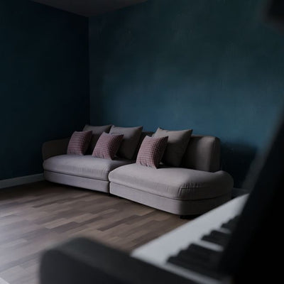 Oversized Velvet Sofa