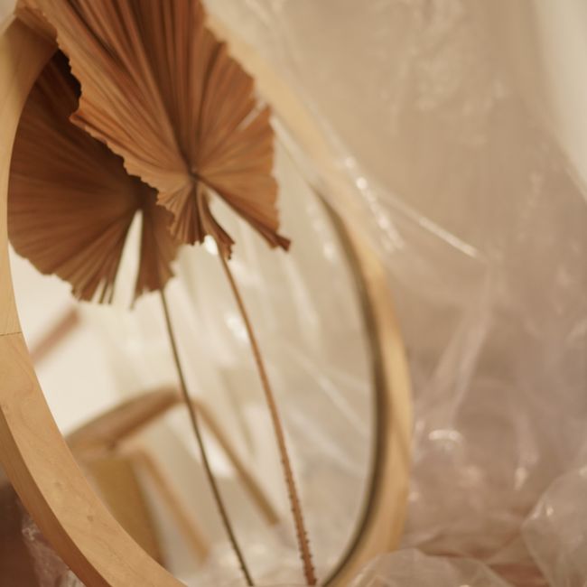 Heritage Linen Wall Mirror