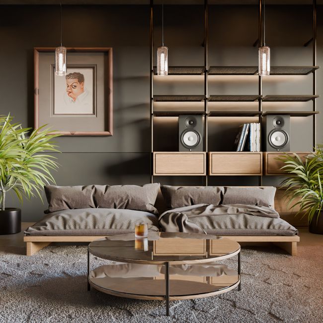 Modern Area Rug - Charcoal