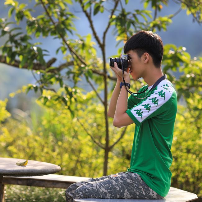 Modern Rattan Tee - Forest Green