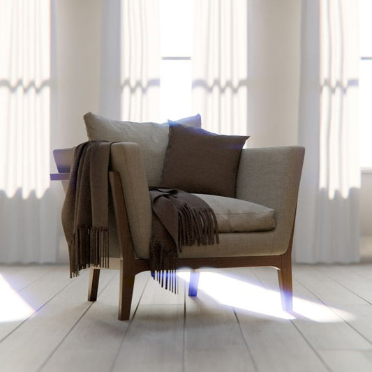 Modern Ceramic Accent Chair