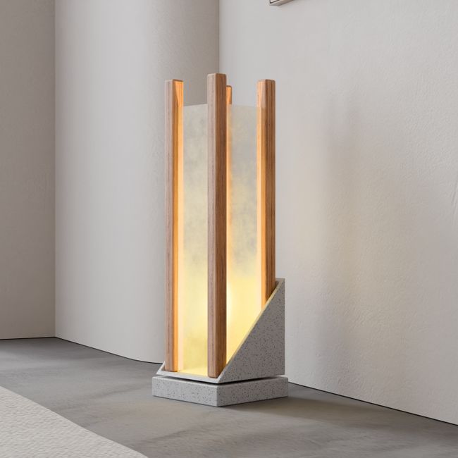Tailored Velvet Table Lamp