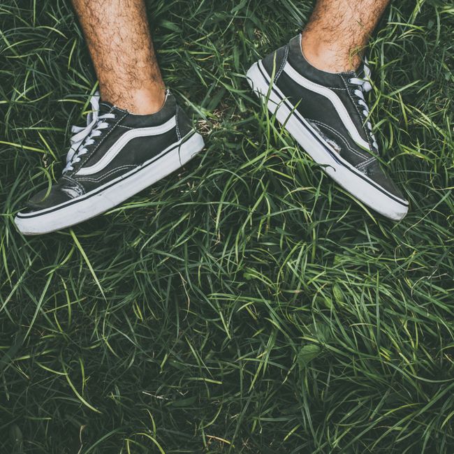 Woven Trainers - Forest Green