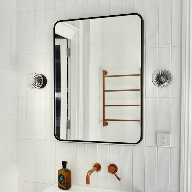 Minimal Leather Wall Mirror